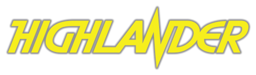 Highlander movie and series logo.
